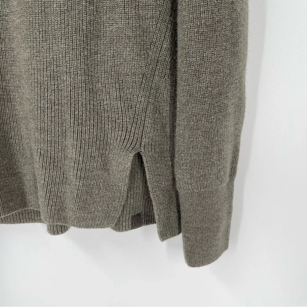 Lululemon Merino Wool-Blend Ribbed Crewneck Sweater